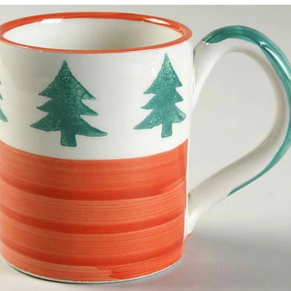 Vintage Pier one Christmas mugs set of 2 - Picture 4 of 6